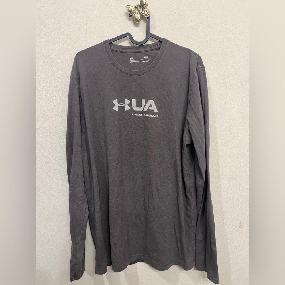 Under Armour Men's Dark Gray Long Sleeve Tee